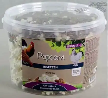 KIPPENPOPCORN MET INSECTEN 3 LTR