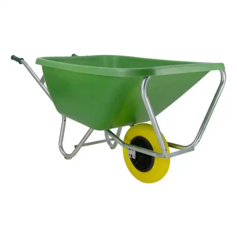 KRUIWAGEN FORT, 200L GROEN HDPE BAK, VERZ. OND. 2-NML WIELEN