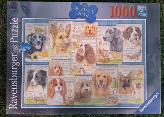 CADEAUSHOP PUZZEL DUTIFUL DOGS, 1000 ALL-IN PUNTEN