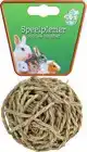 KNAAGDIERBAL MET BEL 10 CM NATURAL
