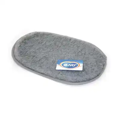 DUVO+ MAT NAPPA OVAAL 61X46CM GRIJS
