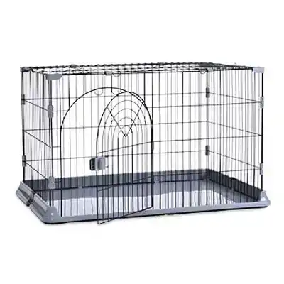 KATTENBENCH 100X65X60CM ZWART