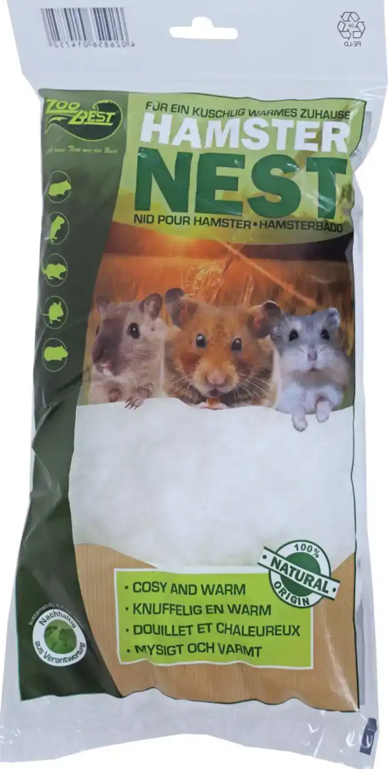 ZOOBEST HAMSTERWOL (EETBAAR)