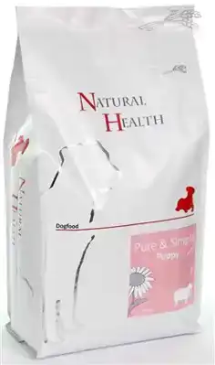 NATURAL HEALTH DOG LAM/RIJST PUPPY 400 GRAM