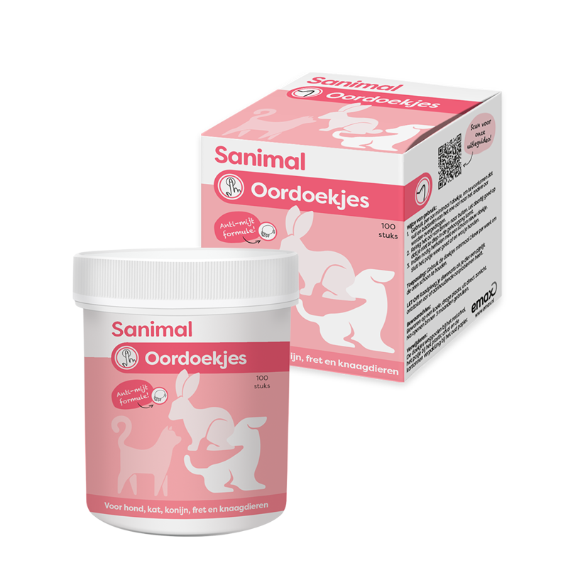 SANIMAL OORDOEKJES 100 STUKS