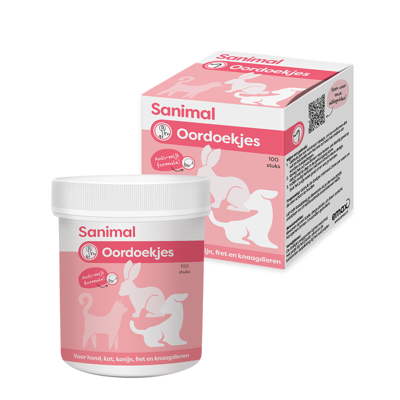 SANIMAL OORDOEKJES 100 STUKS