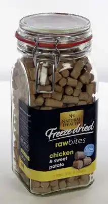 NH DOG RAW BITES FREEZE DRIED SNACK CHICKEN 250 GR.