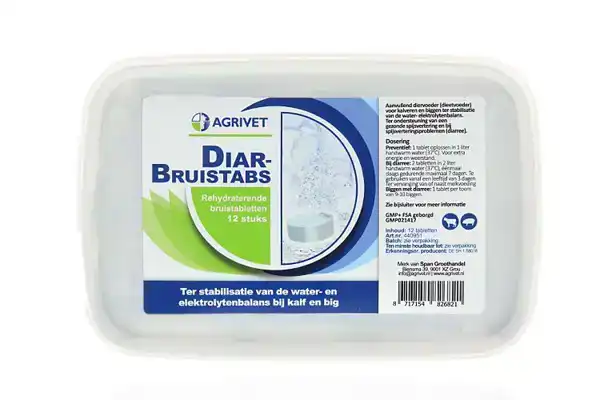 DIAR-BRUISTABS AGRIVET 12 STUKS