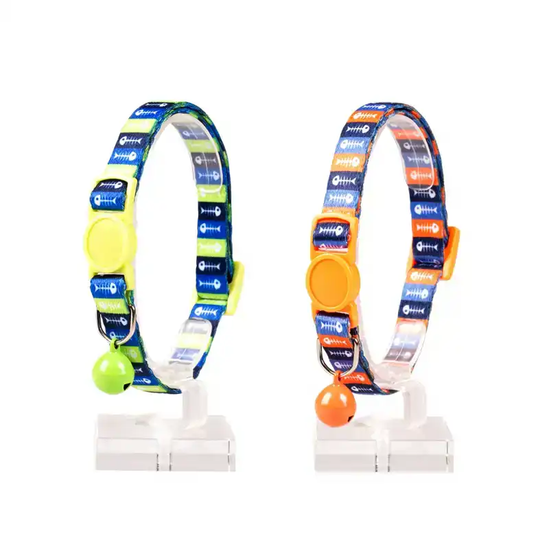 DUVO+ KATTENHALSBAND VISGRAAT 1 MIX KLEUR