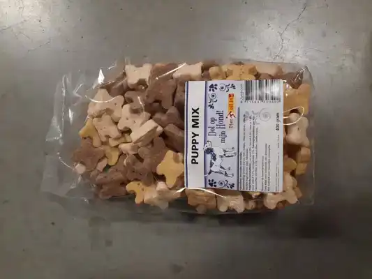 DIER ALL IN KOEKJES PUPPY MIX 400 GR ZAK