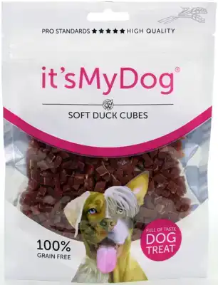 IT'S MY DOG DUCK SOFT CUBES 85 GRAM