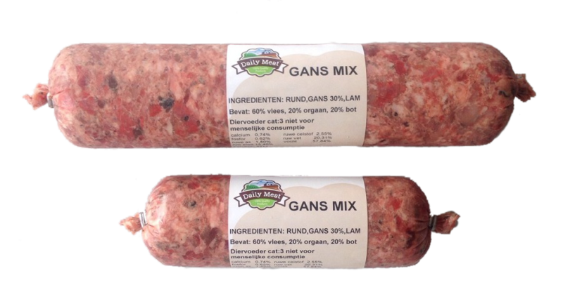 DAILY MEAT GANS-MIX (RUND-GANS-LAM) 500 GR
