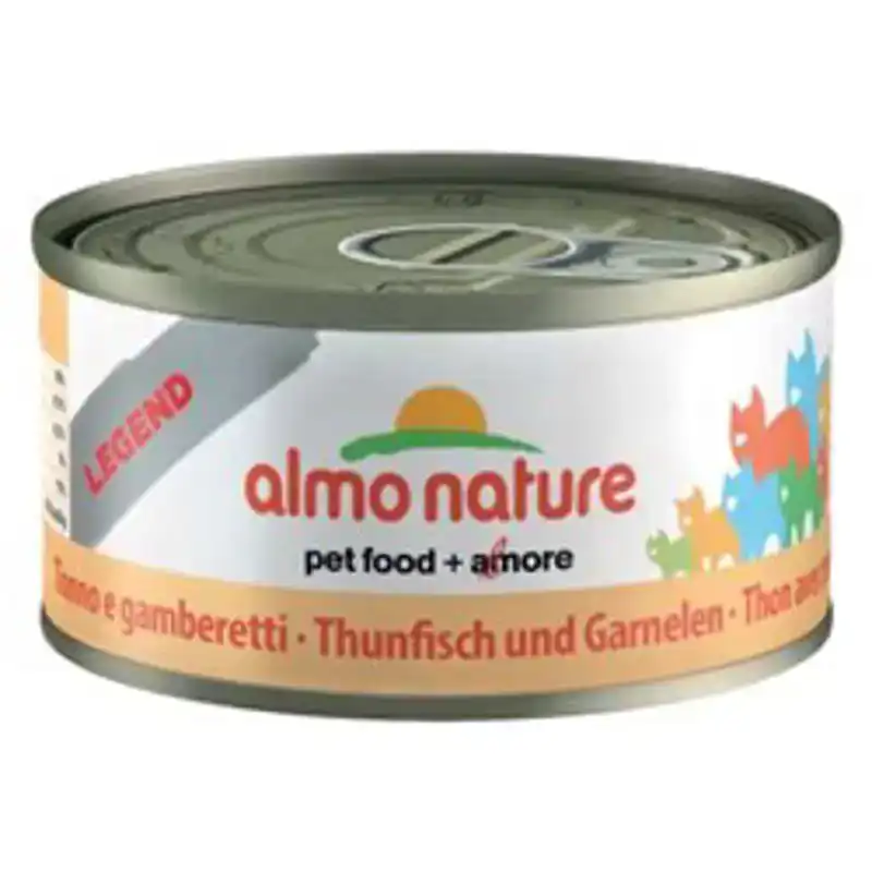 ALMO NATURE CAT TONIJN EN GARNALEN 70 GR.