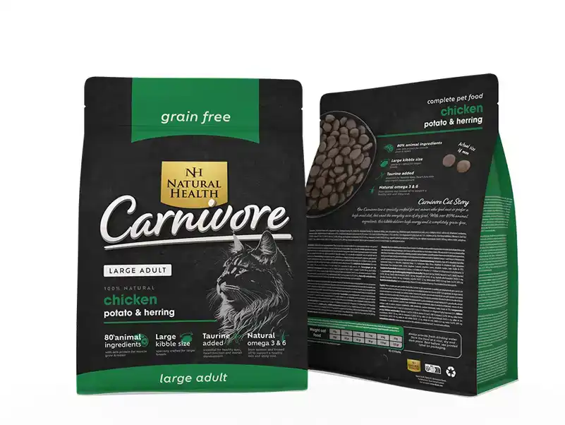 NATURAL HEALTH CAT CARNIVORE LARGE BITE (2 KG)