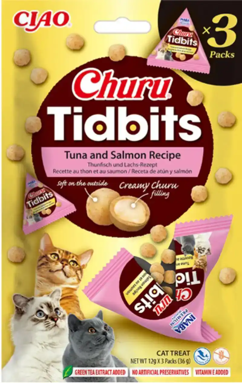 INABA CHURU TIDBITS TUNA AND SALMON 3ST
