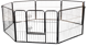 PUPPYREN 8 DELIG ZWART S 79X61CM