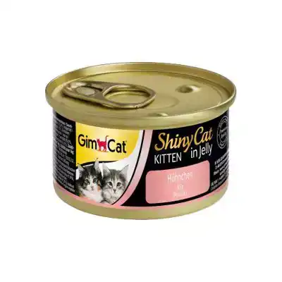 GIMCAT SHINYCAT KITTEN IN JELLY KIP 70 GRAM GIMCAT