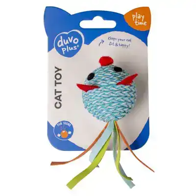 DUVO+ JOLLY BLAUWE BOLMUIS 13 CM