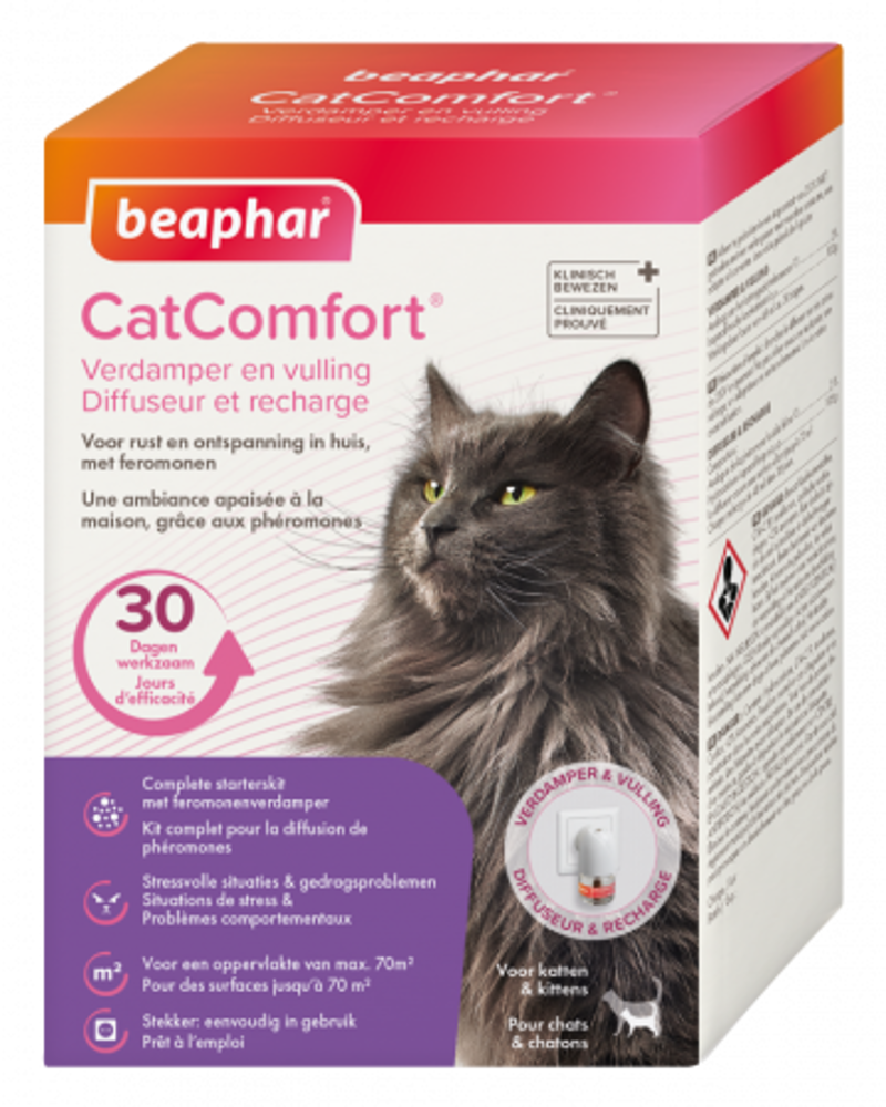 BEAPHAR CAT COMFORT STARTERSKIT MET VERDAMPER KAT