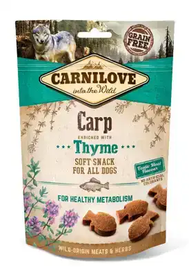 CARNILOVE DOG SOFT SNACK CARP WITH THYME 200GR
