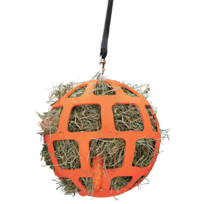 HAY SLOWFEEDER FUN AND FLEX 22 CM ORANJE