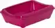 KATTENBAK+RAND 42CM HOT PINK