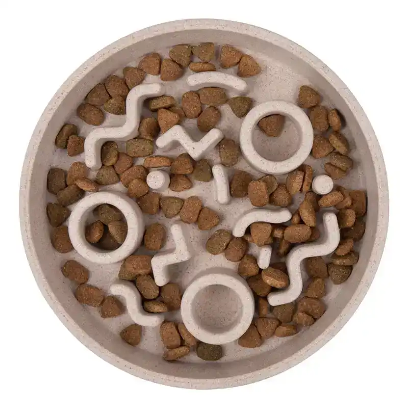 DISTRICT 70 BAMBOO CAT SLOW FEEDER - Ø 13,5 CM - MERENGUE