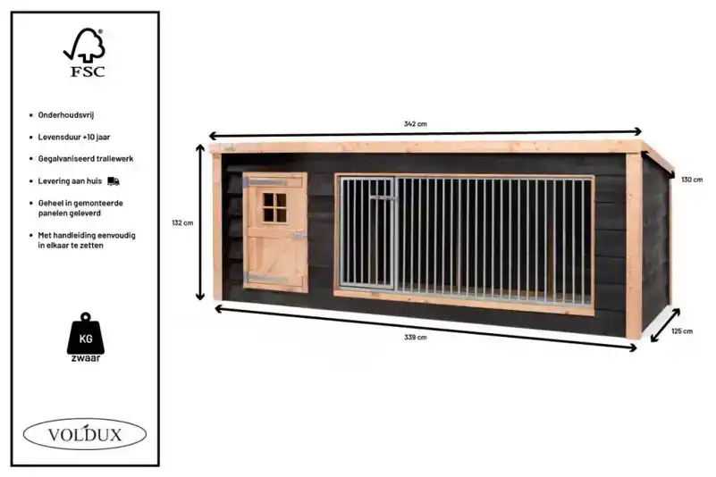 VOLDUX HONDENKENNEL RENO XL