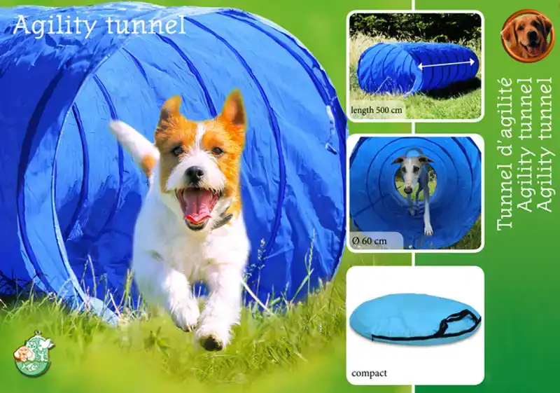 AGILITYTUNNEL BLAUW NYLON