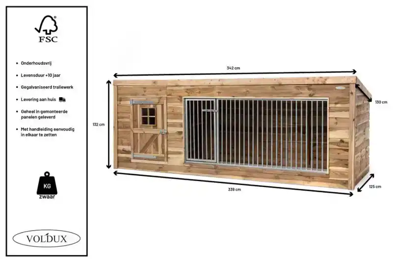 VOLDUX HONDENKENNEL LUNA XL