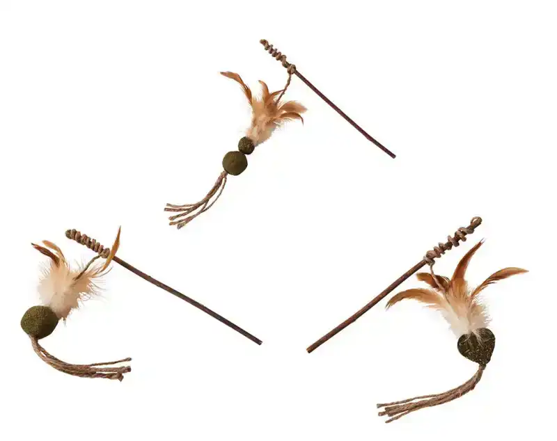 SPOT SILVER VINE TEASER WAND ASSORTED