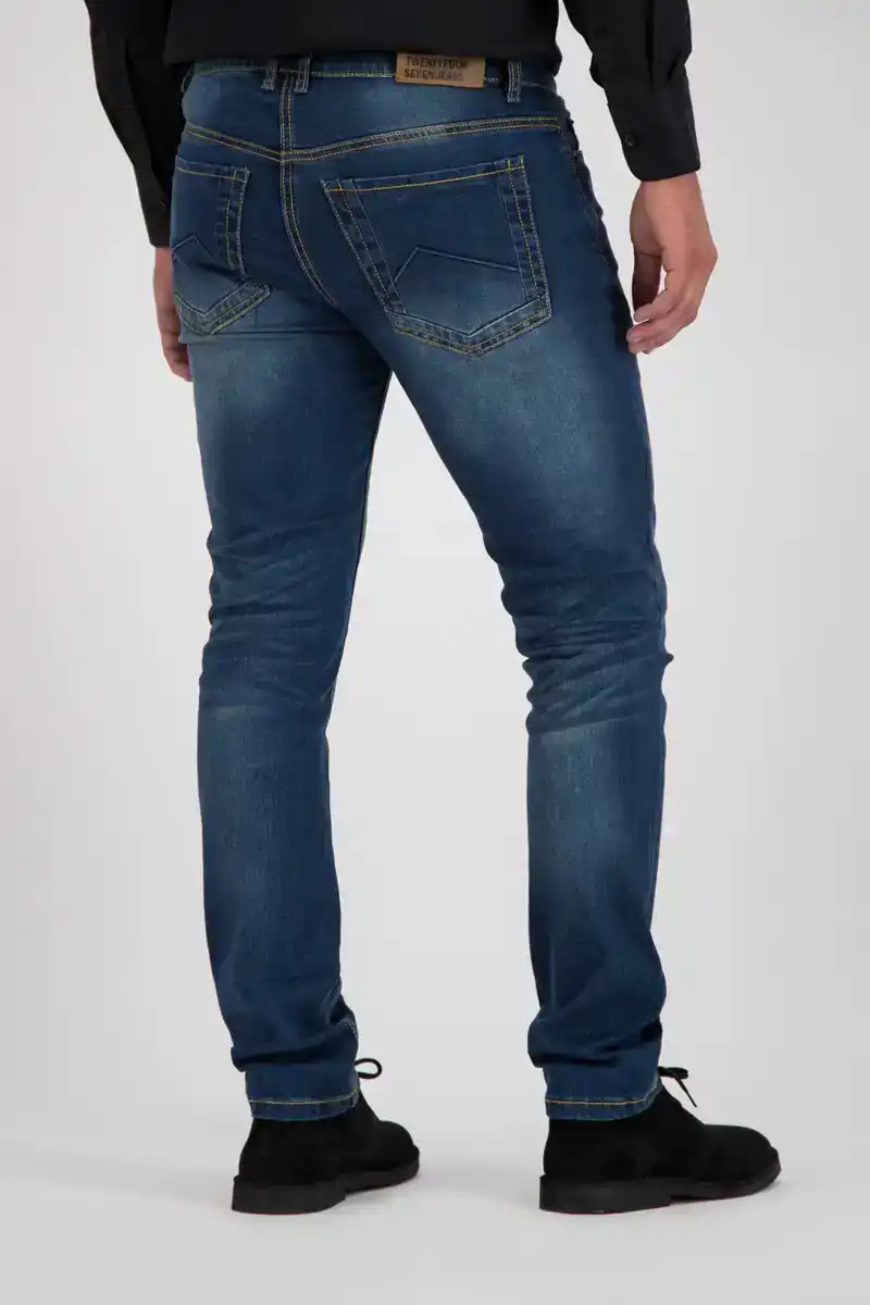 PALM SLIM S07 SAND BLASTED MEDIUM BLUE L34/W40