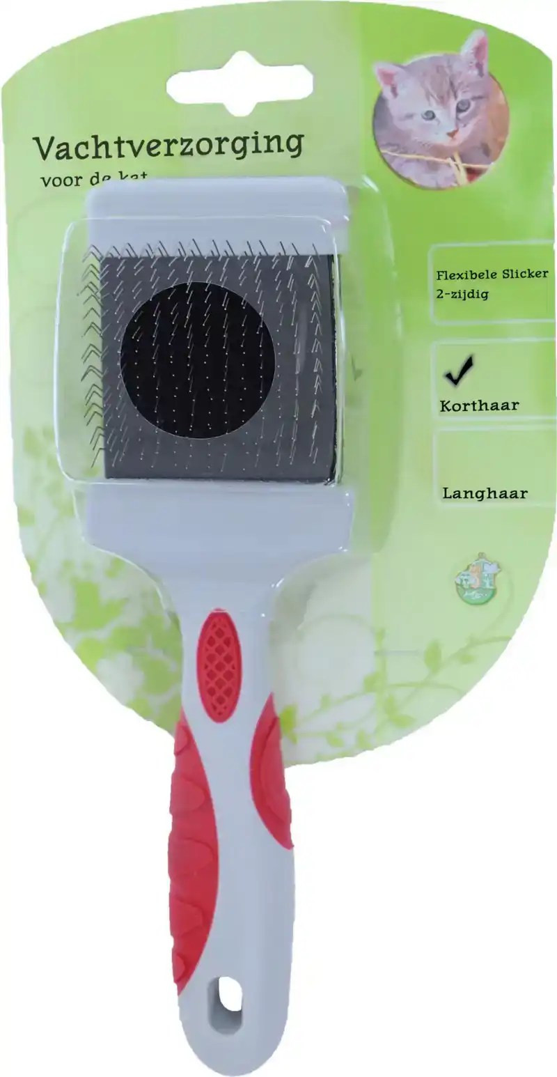 BORSTEL FLEXIBELE SLICKER SMALL