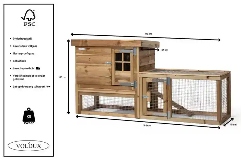 VOLDUX KONIJNENWONING GRADJE